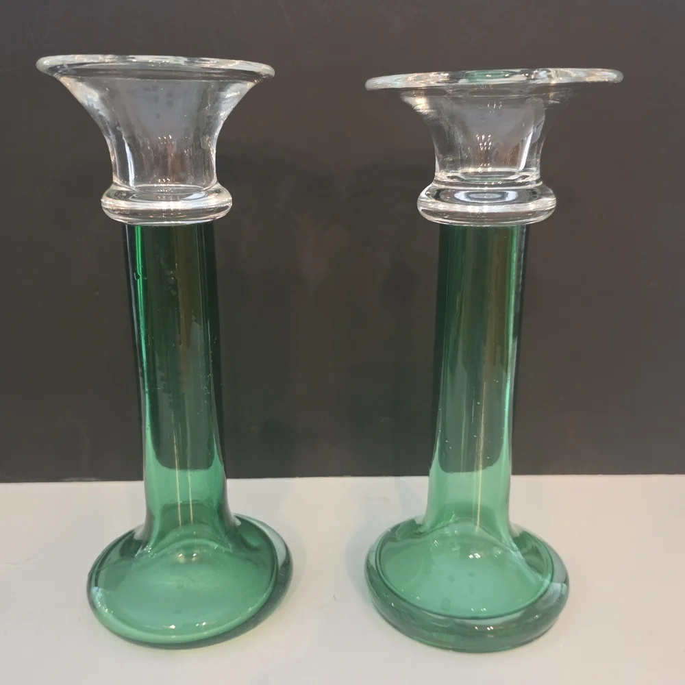 Crate & Barrel Polish Hand Blown Glass 8